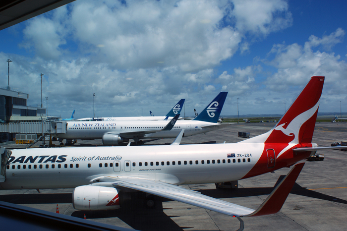 Neuseeland: Neuseeland von oben (AKL) 2014