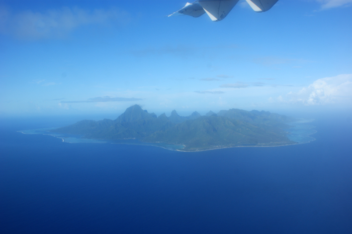 Französisch Polynesien: Der Flug 2014
