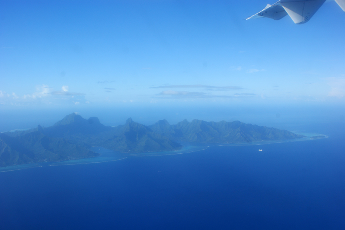 Französisch Polynesien: Der Flug 2014
