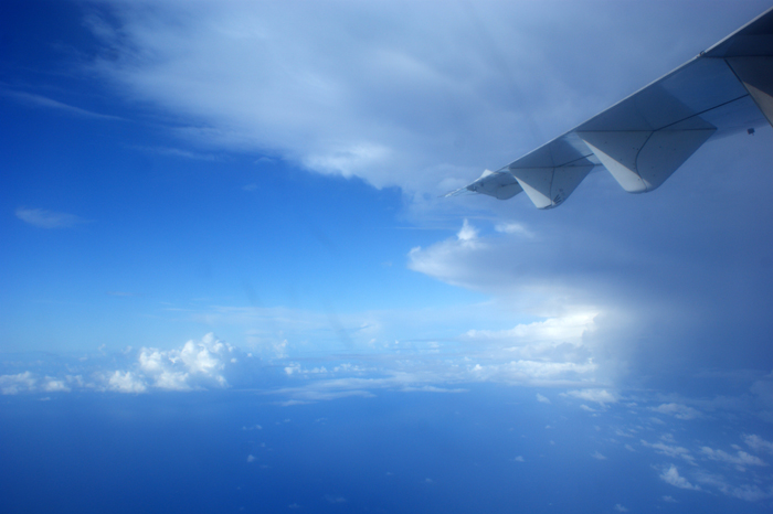 Französisch Polynesien: Der Flug 2014
