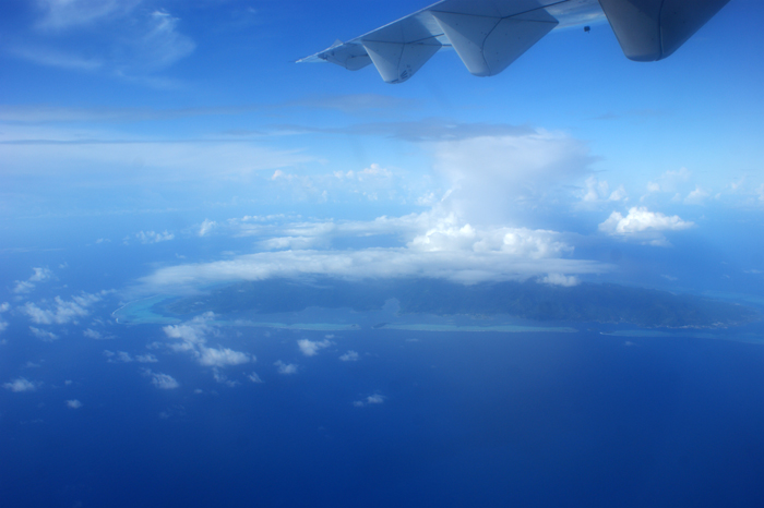 Französisch Polynesien: Der Flug 2014
