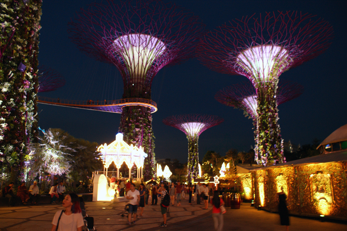 Singapur: Garden by the Bay 2014
