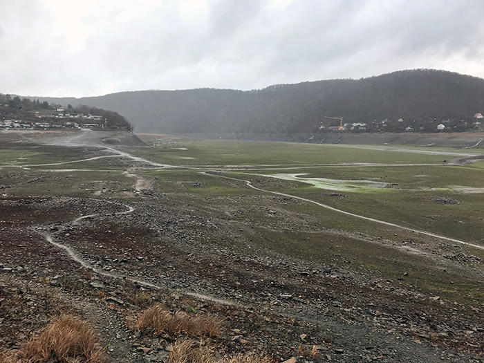 Deutschland: Edersee 2018, nach langer Trockenheit