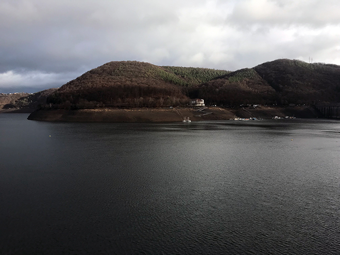 Deutschland: Edersee 2018, nach langer Trockenheit