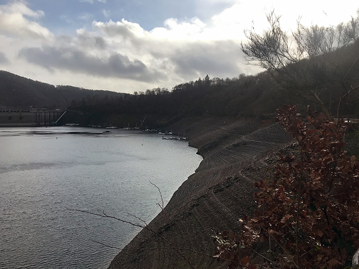 Deutschland: Edersee 2018, nach langer Trockenheit